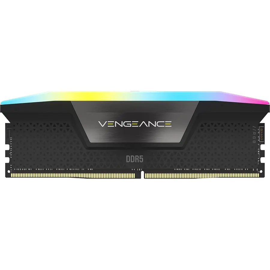Corsair Vengeance RGB DDR5 Desktop Memory RAM 16GB 5200MHz CL40, Intel XMP, iCUE Compatible, Black CMH16GX5M1B5200C40