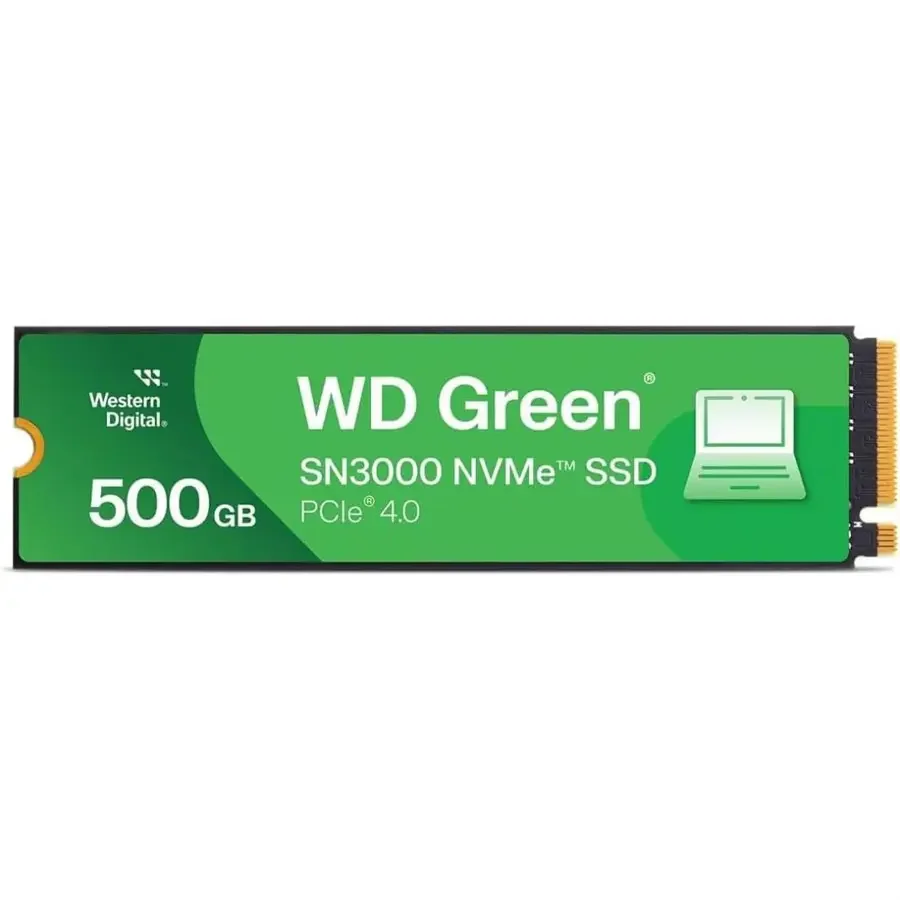 WD Green SN3000 500GB NVMe SSD M.2 2280 5000MB/s PCIe Gen4